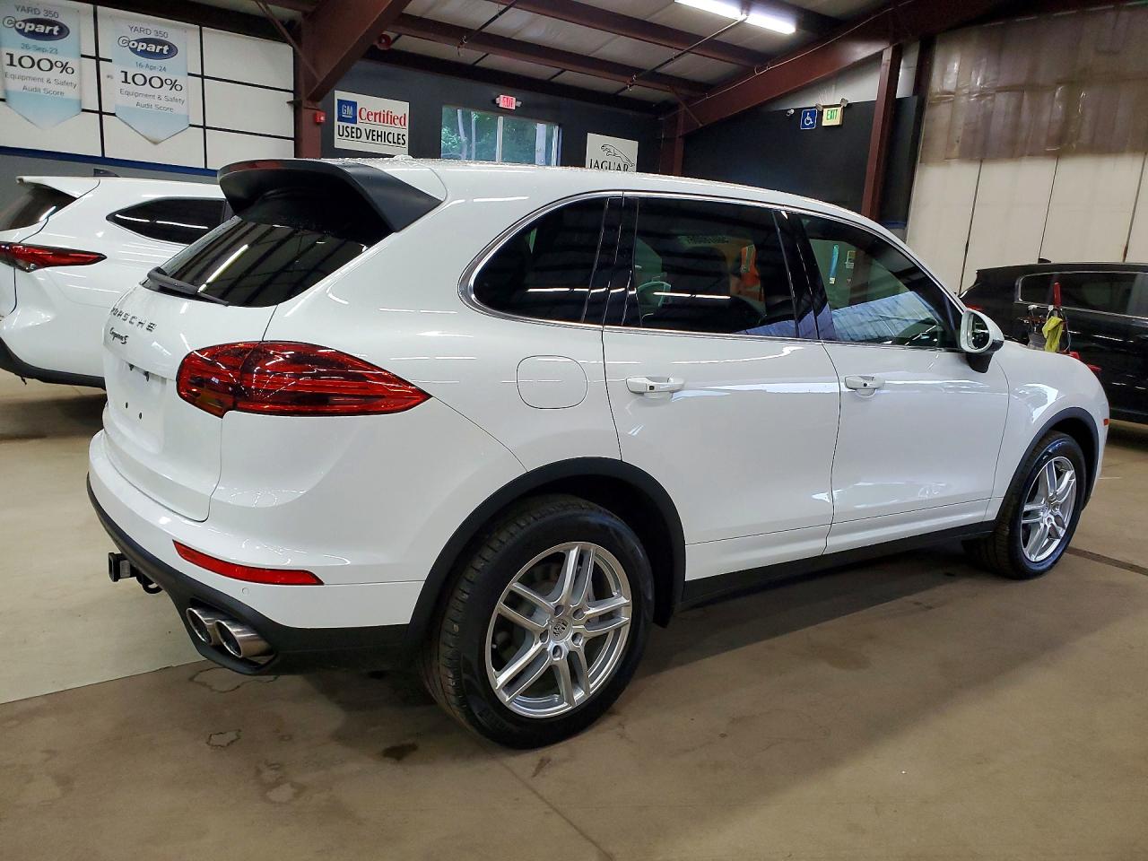 2015 Porsche Cayenne VIN WP1AB2A22FLA57445 COPART salvage auction — Minor Dent/Scratches, MA - CERTIFICATE OF TITLE, sold $9,900 on 2026-07-03 (photo 3)