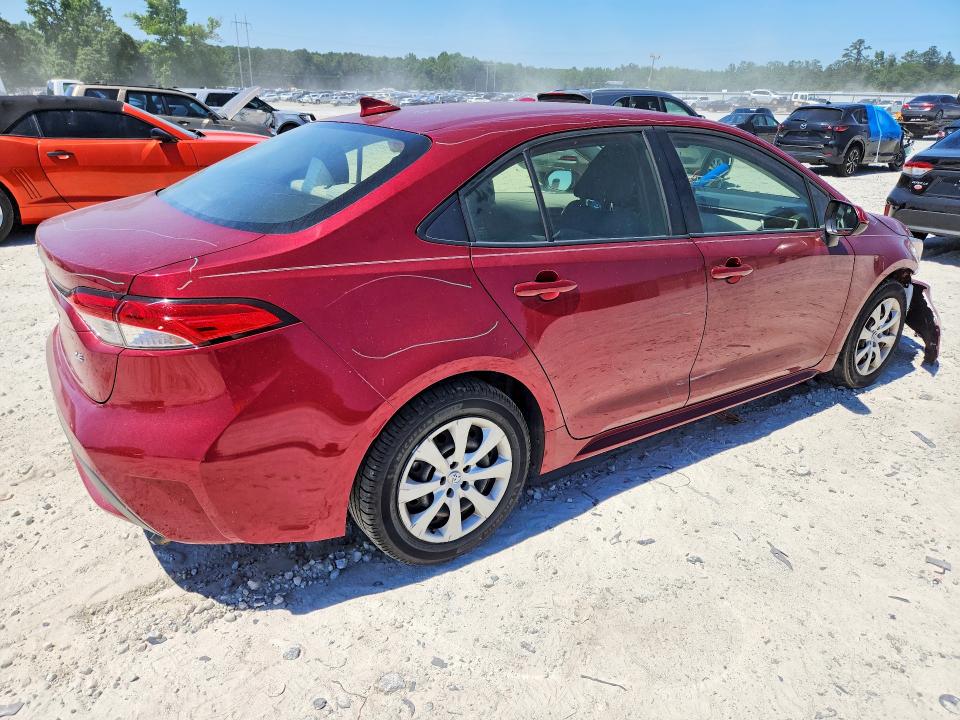 2022 Toyota Corolla VIN JTDEPMAE9NJ207734 COPART salvage auction — FRONT END, Ga - Cert Of Title-Salvage, sold $6,200 on 2026-07-27 (photo 3)