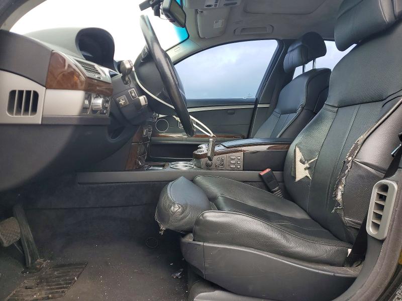 2007 BMW 7 series VIN WBAHL83587DT08579 COPART salvage auction — REAR END, NY - MV-907A SALVAGE CERTIFICATE, sold $375 on 2026-07-20 (photo 7)