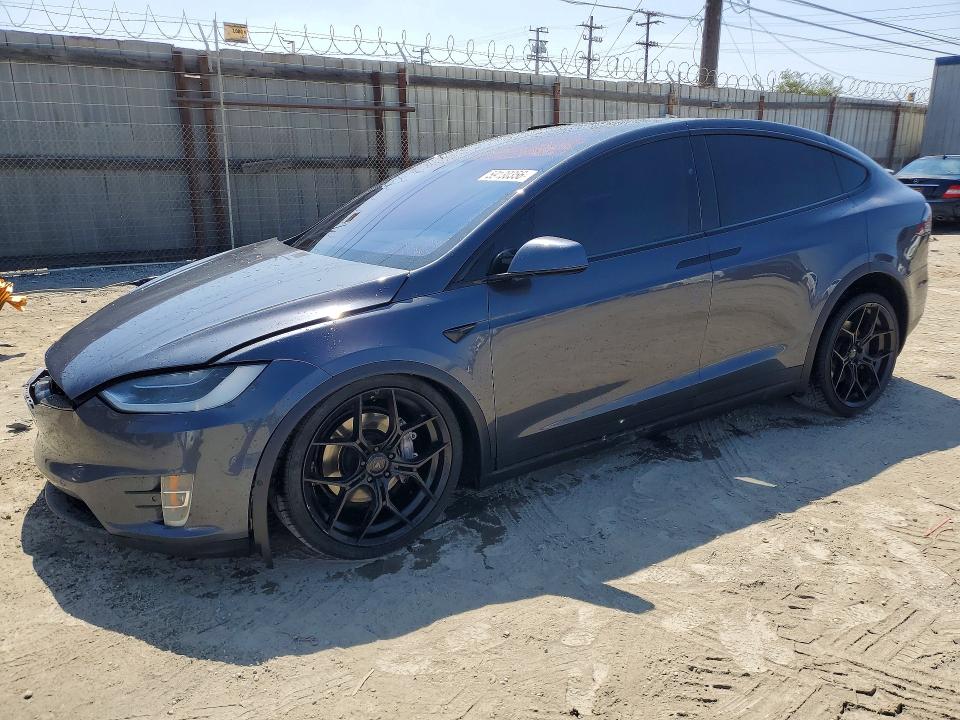 2020 Tesla Model x VIN 5YJXCDE26LF236262 COPART salvage auction — FRONT END, Ca - Salvage Certificate, sold $7,600 on 2026-07-16 (photo 1)