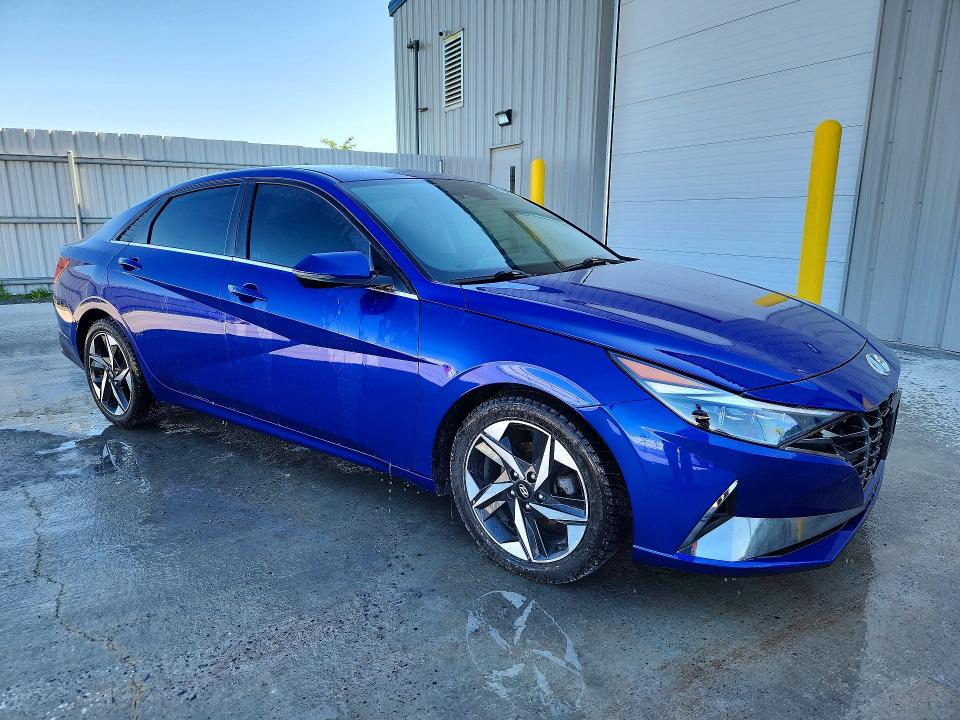 2022 Hyundai Elantra VIN KMHLN4AGXNU332427 COPART salvage auction — MINOR DENT/SCRATCHES, On - Permit No Brand - Unfit (P), sold $10,700 on 2026-07-03 (photo 4)