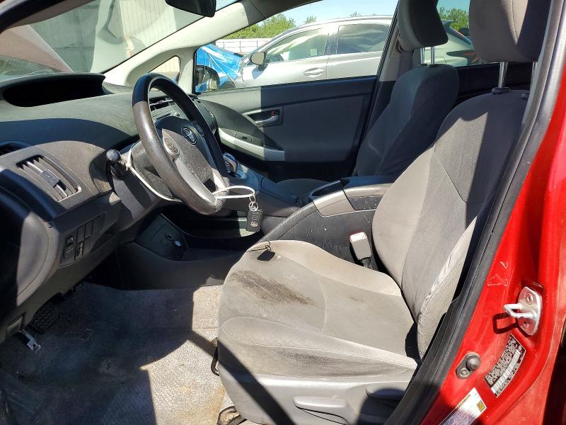 2013 Toyota Prius VIN JTDKN3DU7D1709680 COPART salvage auction — REAR END, Ca - Salvage Certificate, sold $1,300 on 2026-07-02 (photo 7)