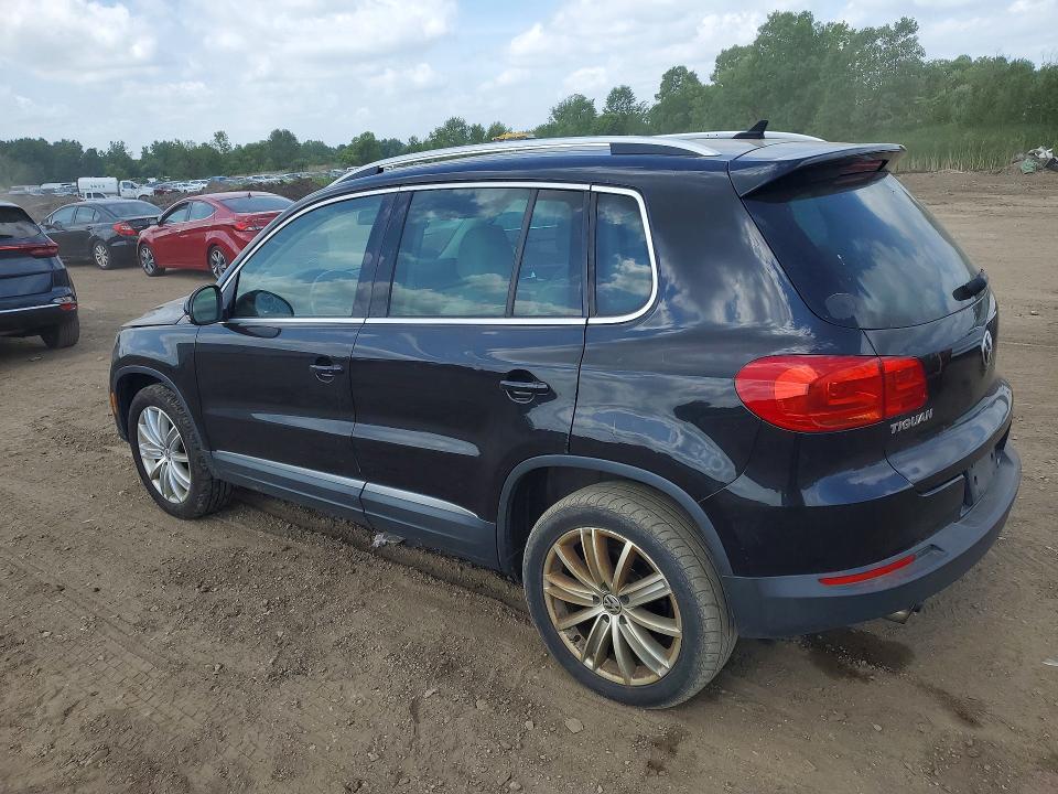 2014 Volkswagen Tiguan VIN WVGAV3AXXEW538594 COPART salvage auction — REAR END, Oh - Cert Of Title-Salvage, sold $525 on 2026-07-20 (photo 2)