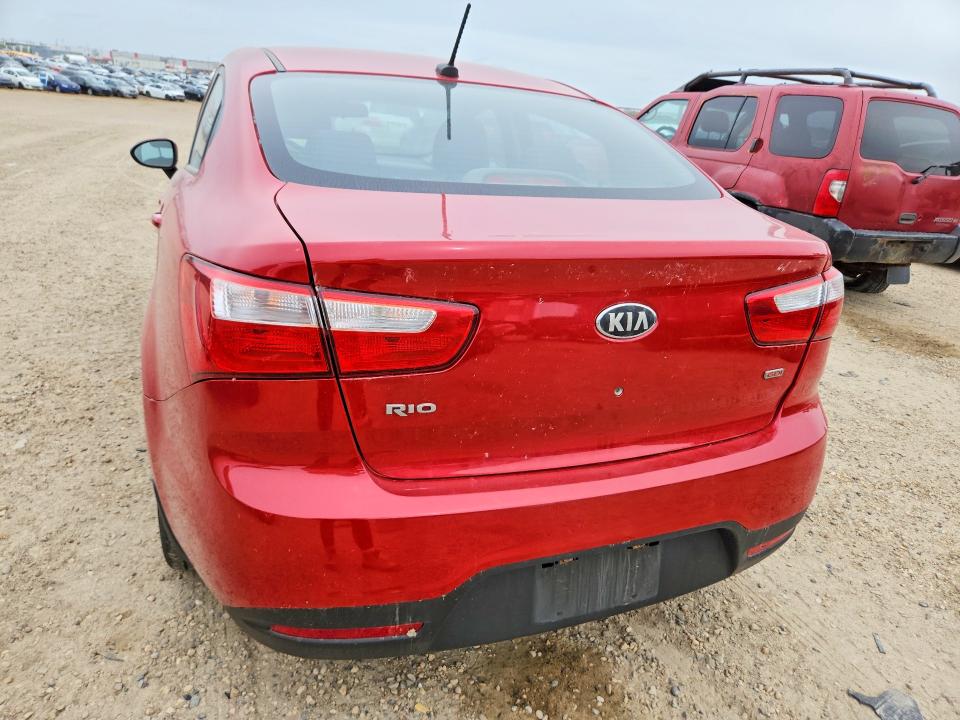 2013 Kia Rio VIN KNADM4A37D6235789 COPART salvage auction — FRONT END, Ab - Bos - Salvage, sold $725 on 2026-07-02 (photo 6)
