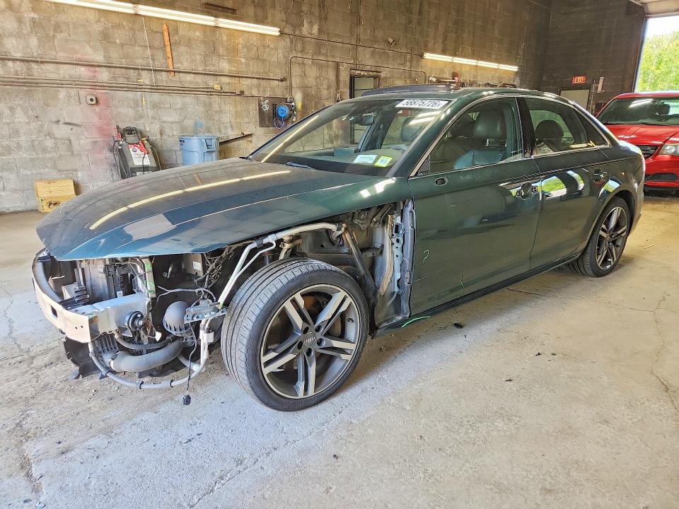 2018 Audi A4 VIN WAUENAF48JA130088 COPART salvage auction — SIDE, Ny - Mv-907A Salvage Certificate, sold $4,150 on 2026-07-06 (photo 1)