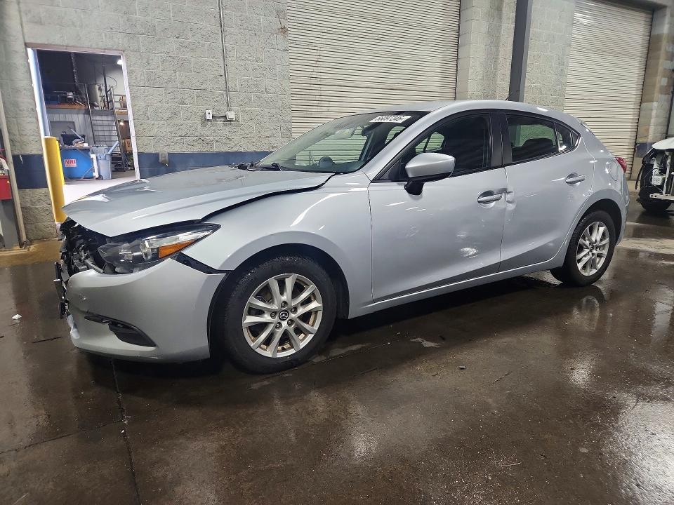 2018 Mazda 3 VIN 3MZBN1K7XJM208344 COPART salvage auction — FRONT END, Mn - Cert Of Title-Prior Salvage, sold $1,950 on 2026-07-09 (photo 1)