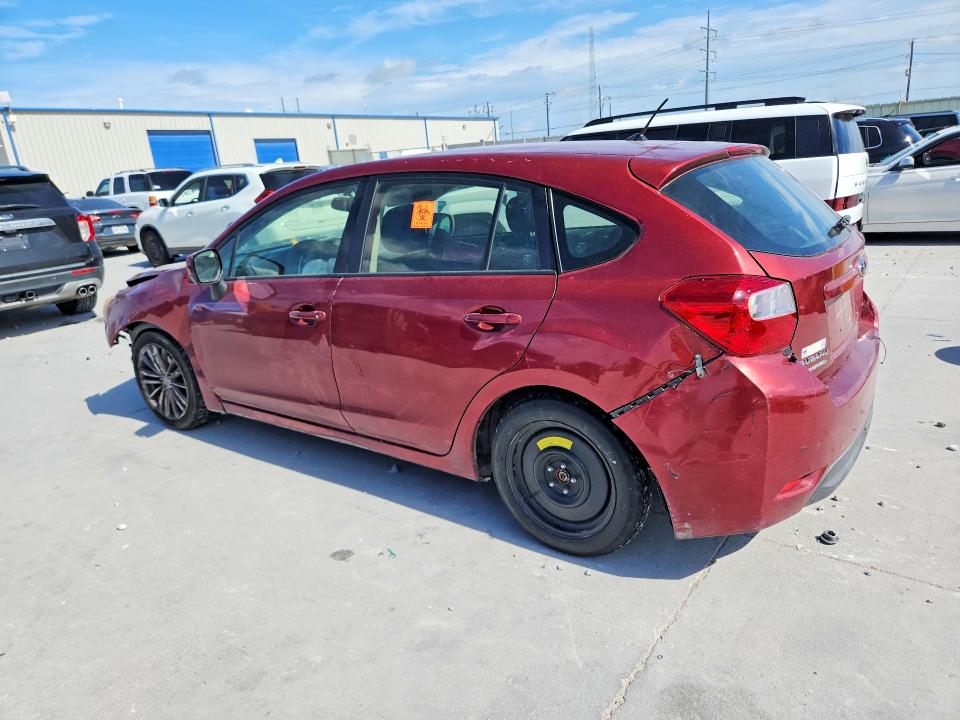 2014 Subaru Impreza VIN JF1GPAD63E8276590 COPART salvage auction — FRONT END, TX - SALVAGE VEHICLE TITLE (P), sold $175 on 2026-07-17 (photo 2)