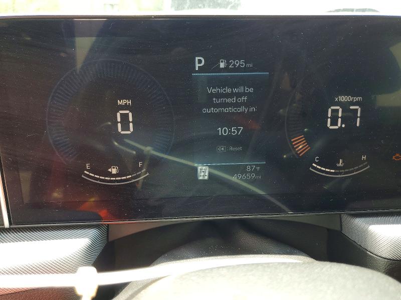 2025 Hyundai Sonata VIN KMHL64JA7SA450070 COPART salvage auction — REAR END, FL - CERTIFICATE OF TITLE (P), sold $12,100 on 2026-07-15 (photo 9)
