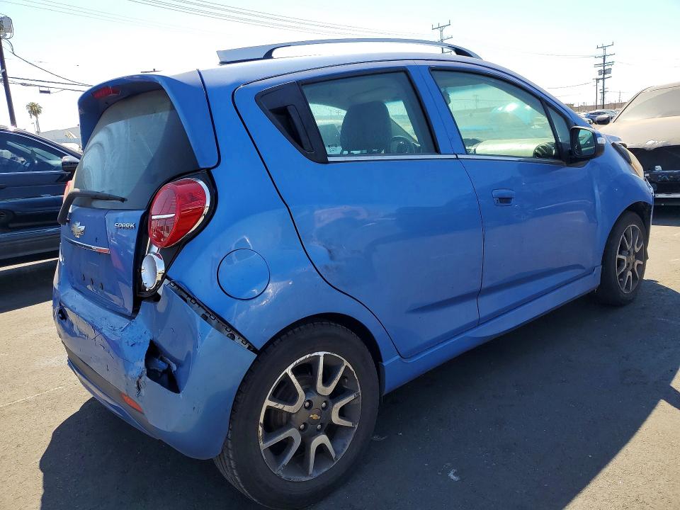 2015 Chevrolet Spark VIN KL8CF6S9XFC744506 COPART salvage auction — FRONT END, Ca - Salvage Certificate, sold $650 on 2026-07-06 (photo 3)