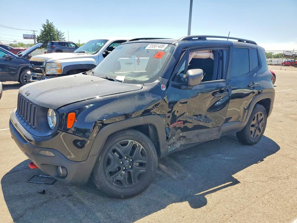 2018 Jeep Renegade VIN ZACCJBCB6JPH04931 COPART salvage auction — SIDE, Oh - Cert Of Title-Salvage, sold $1,700 on 2026-08-19 (photo 1)