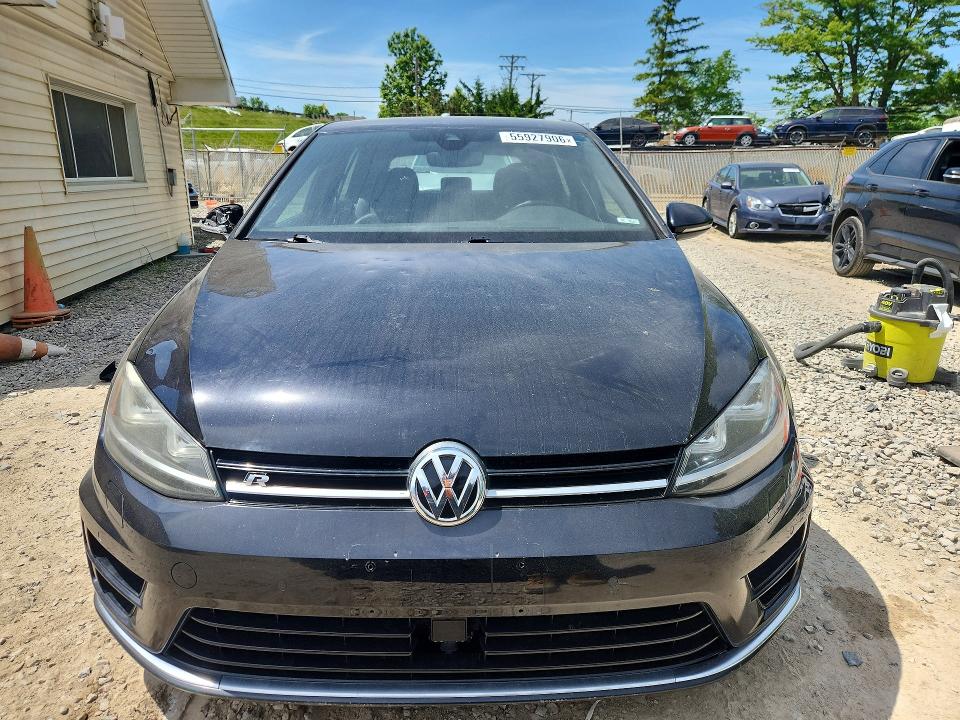2017 Volkswagen Golf VIN WVWWF7AU4HW155145 COPART salvage auction — HAIL, Oh - Certificate Of Title (P), sold $14,300 on 2026-07-15 (photo 5)