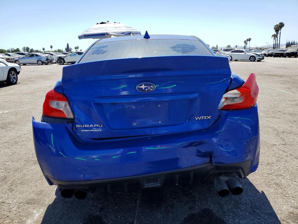 2020 Subaru Wrx VIN JF1VA1A69L9832633 COPART salvage auction — REAR END, Ca - Salvage Certificate, sold $3,650 on 2026-07-28 (photo 6)