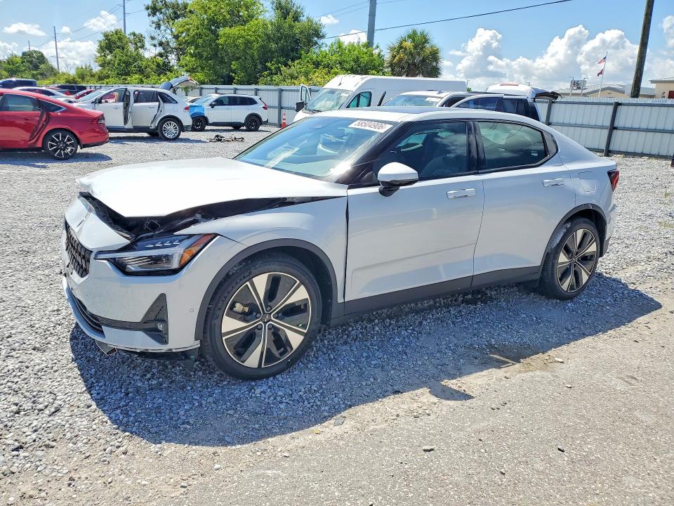 2023 Polestar 2 VIN YSMED3KAXPL116384 COPART salvage auction — FRONT END, Fl - Cert Of Title Slvg Rebuildable, sold $10,300 on 2026-08-07 (photo 1)