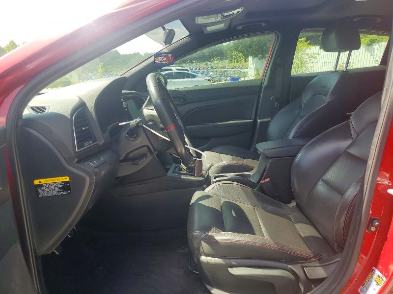 2018 Hyundai Elantra VIN KMHD04LB7JU591343 COPART salvage auction — MINOR DENT/SCRATCHES, Ga - Cert Of Title-Salvage, sold $2,600 on 2026-07-06 (photo 7)