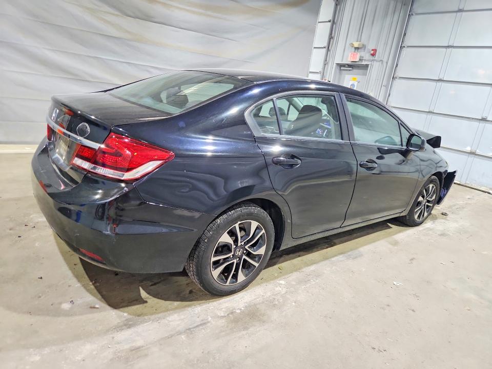 2013 Honda VIN 2HGFB2F87DH556029 COPART salvage auction — FRONT END, Ma - Cert Of Title-Reconstrctd Coll, sold $725 on 2026-07-02 (photo 3)