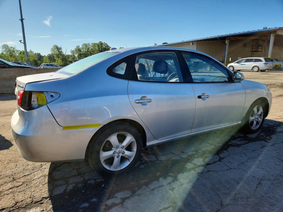 2007 Hyundai Elantra VIN KMHDU46D27U130013 COPART salvage auction — REAR END, Ny - Mv-907A Salvage Certificate, sold $900 on 2026-07-09 (photo 3)