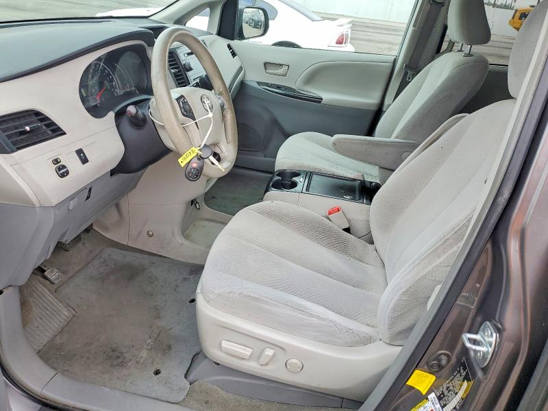 2012 Toyota VIN 5TDKK3DC8CS209092 COPART salvage auction — FRONT END, Ca - Salvage Certificate, sold $2,550 on 2026-07-31 (photo 7)