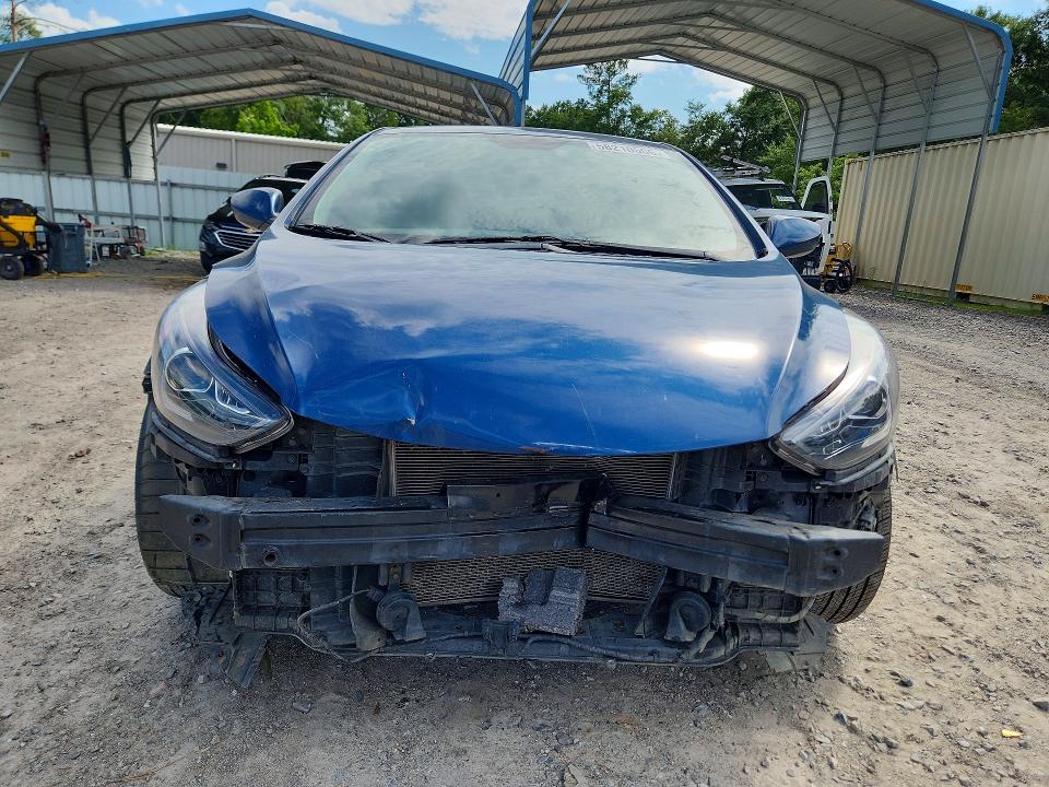 2016 Hyundai VIN KMHDH4AE0GU484259 COPART salvage auction — FRONT END, GA - CERT OF TITLE-SALVAGE, sold $1,350 on 2026-07-27 (photo 5)
