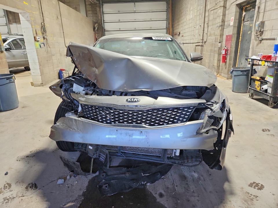 2016 Kia Optima VIN 5XXGT4L33GG104655 COPART salvage auction — FRONT END, Mn - Cert Of Title-Prior Salvage, sold $625 on 2026-07-07 (photo 5)
