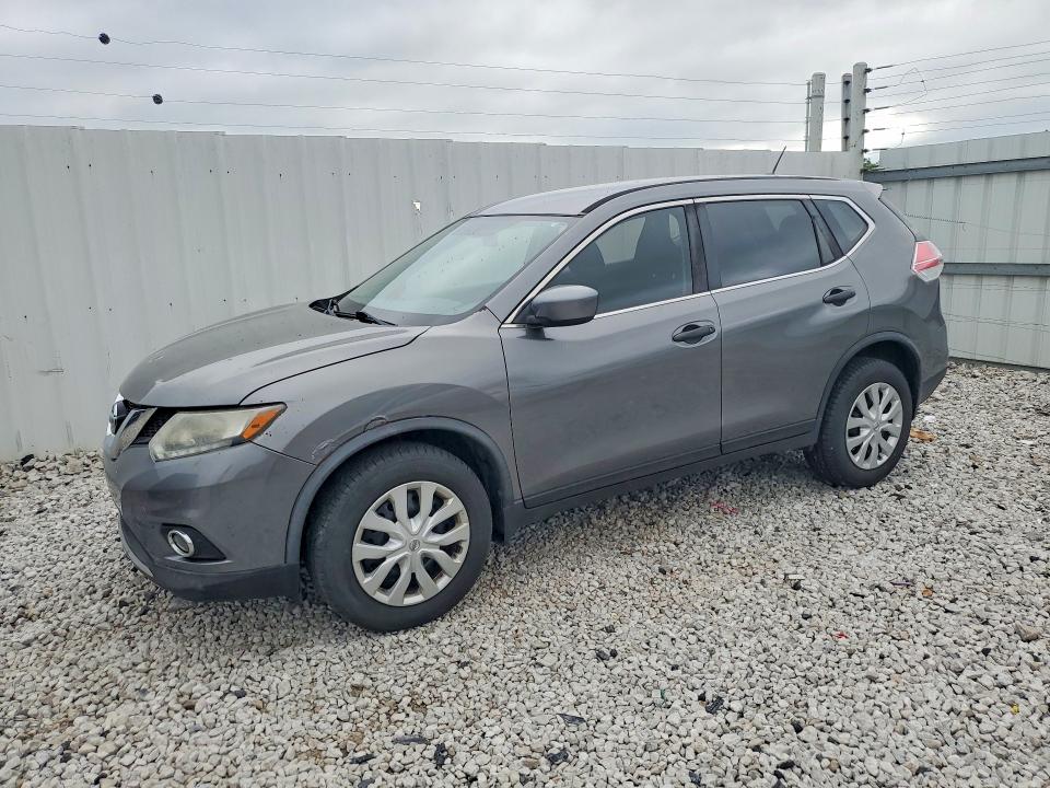 2016 Nissan Rogue VIN JN8AT2MV1GW145055 COPART salvage auction — FRONT END, Mt - Certificate Of Title, sold $600 on 2026-07-13 (photo 1)
