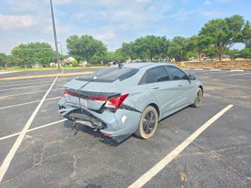 2022 Hyundai Elantra VIN KMHLM4AG8NU339816 COPART salvage auction — REAR END, TX - CERTIFICATE OF TITLE (P), sold $4,000 on 2026-07-23 (photo 4)