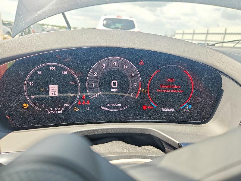 2025 Porsche VIN WP0AA2YA5SL001639 COPART salvage auction — REAR END, Fl - Cert Of Title Slvg Rebuildable, sold $47,250 on 2026-08-11 (photo 9)