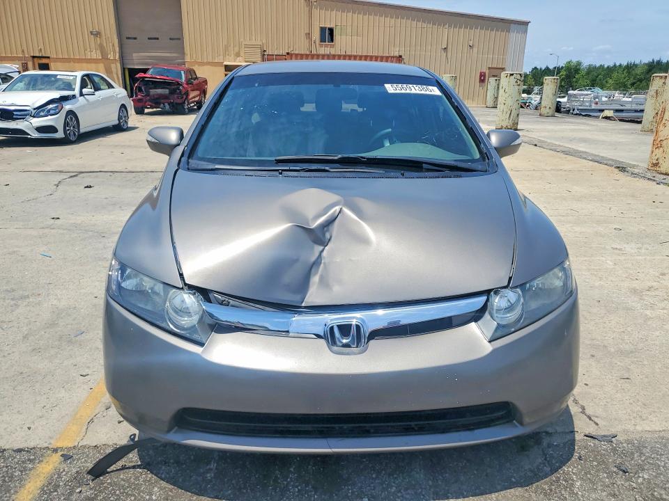 2006 Honda Civic VIN JHMFA362X6S007759 COPART salvage auction — FRONT END, SC - CERT OF TITLE-SALVAGE, sold $225 on 2026-07-24 (photo 5)