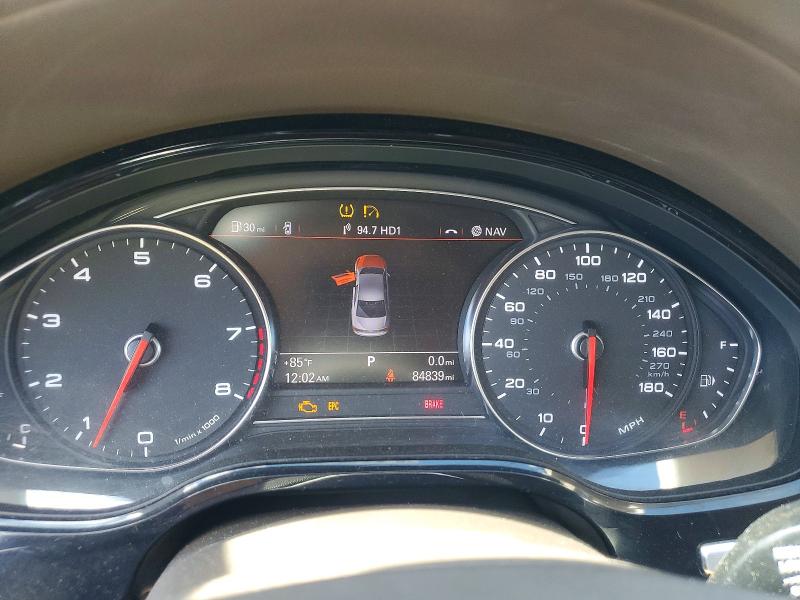 2012 Audi A8 VIN WAURVAFDXCN005641 COPART salvage auction — MINOR DENT/SCRATCHES, NJ - CERTIFICATE OF TITLE, sold $1,250 on 2026-07-24 (photo 9)