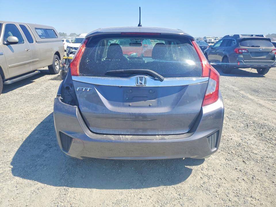 2015 Honda Fit VIN 3HGGK5H81FM723475 COPART salvage auction — FRONT END, Ca - Salvage Certificate, sold $425 on 2026-07-09 (photo 6)