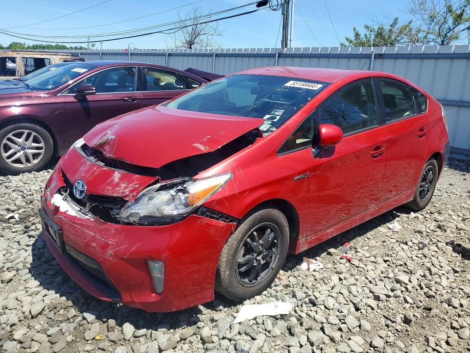 2014 Toyota Prius VIN JTDKN3DU8E1752586 COPART salvage auction — FRONT END, Salvage Title, sold $925 on 2026-07-15 (photo 1)