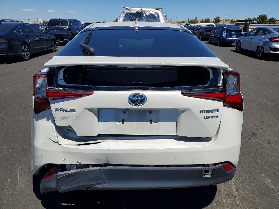 2019 Toyota Prius VIN JTDKARFU2K3093478 COPART salvage auction — REAR END, Ca - Salvage Certificate, sold $6,000 on 2026-07-13 (photo 6)