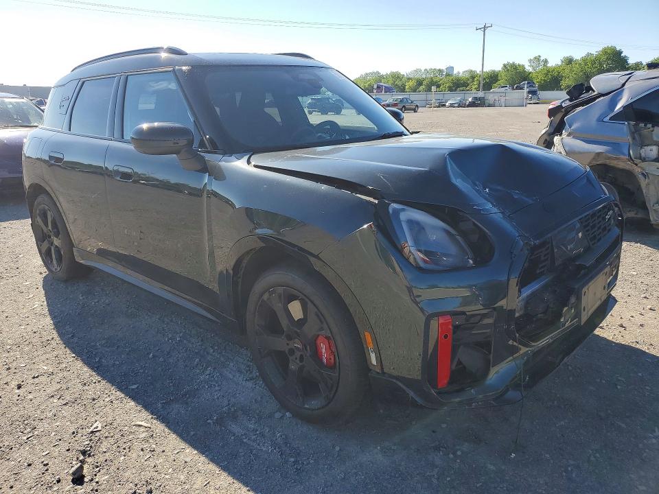 2025 Mini Cooper VIN WMZ33GA04S7T70471 COPART salvage auction — FRONT END, Ny - Mv-907A Salvage Certificate, sold $17,500 on 2026-07-13 (photo 4)