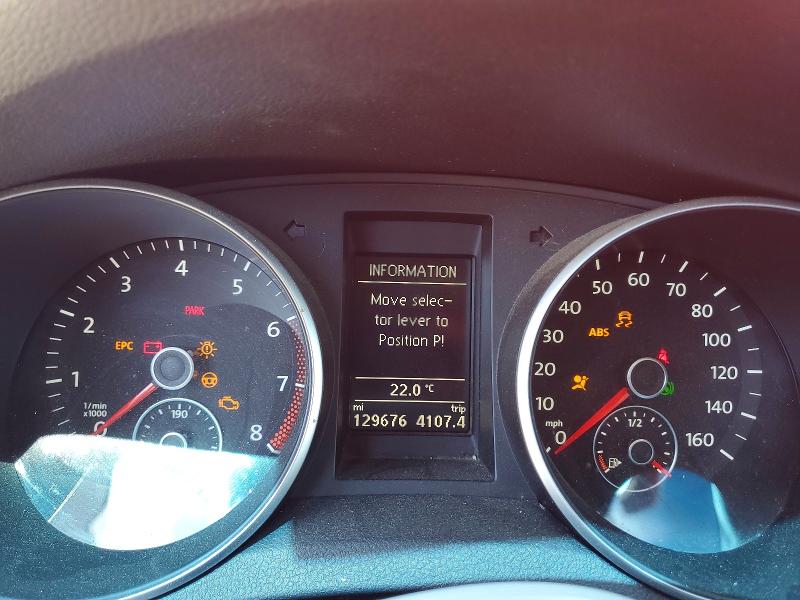 2013 Volkswagen Golf VIN WVWDB7AJ1DW093755 COPART salvage auction — FRONT END, Ca - Salvage Certificate, sold $400 on 2026-07-06 (photo 9)