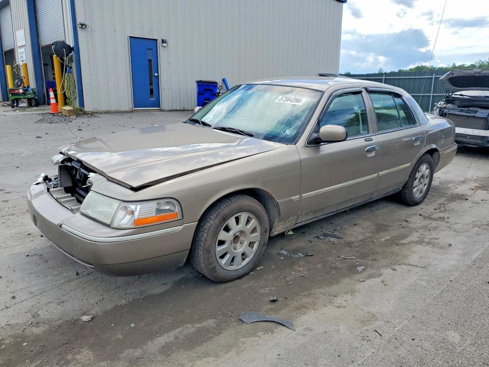 2005 Mercury Grand marquis VIN 2MEFM75W45X660652 COPART salvage auction — FRONT END, Pa - Certificate Of Salvage, sold $2 on 2026-07-29 (photo 1)