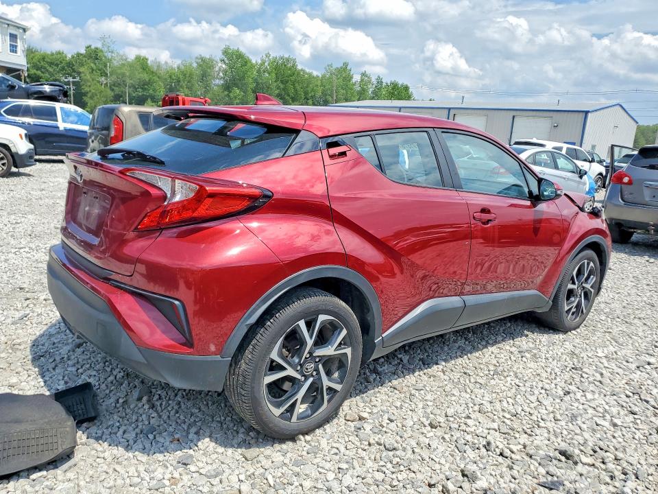 2018 Toyota C-hr VIN NMTKHMBX9JR007948 COPART salvage auction — FRONT END, MA - CERT OF TITLE-SALVAGE (P), sold $4,300 on 2026-07-06 (photo 3)