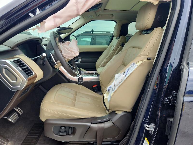 2022 Land rover RANGE ROVER VIN SALWR2SU2NA215269 COPART salvage auction — FRONT END, Tx - Salvage Vehicle Title, sold $9,600 on 2026-07-31 (photo 7)