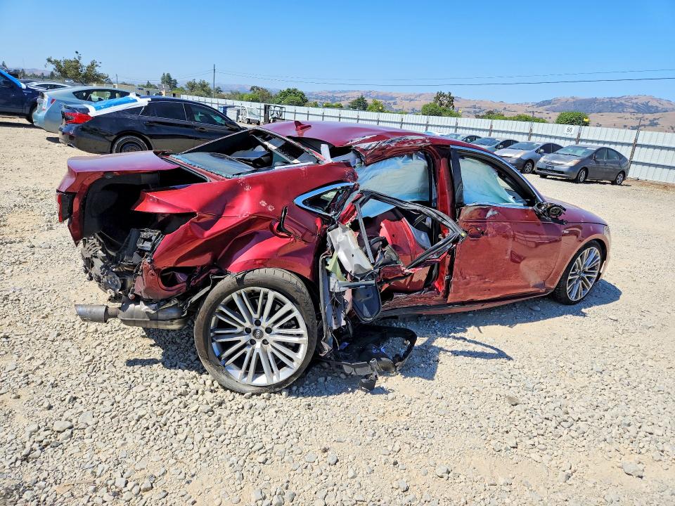 2018 Audi A4 VIN WAUENAF42JA010139 COPART salvage auction — SIDE, Ca - Salvage Certificate, sold $3,450 on 2026-07-14 (photo 3)
