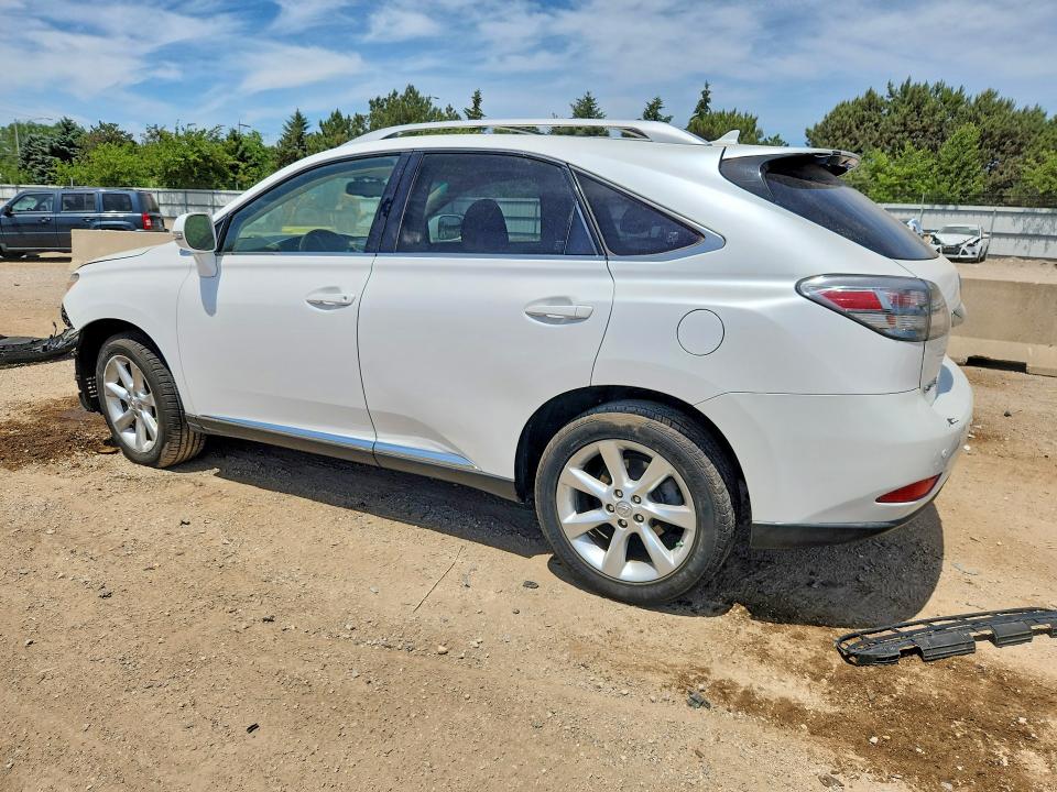 2010 Lexus Rx 350 VIN JTJZK1BA0A2000953 COPART salvage auction — FRONT END, IL - SALVAGE CERTIFICATE, sold $4,450 on 2026-07-21 (photo 2)