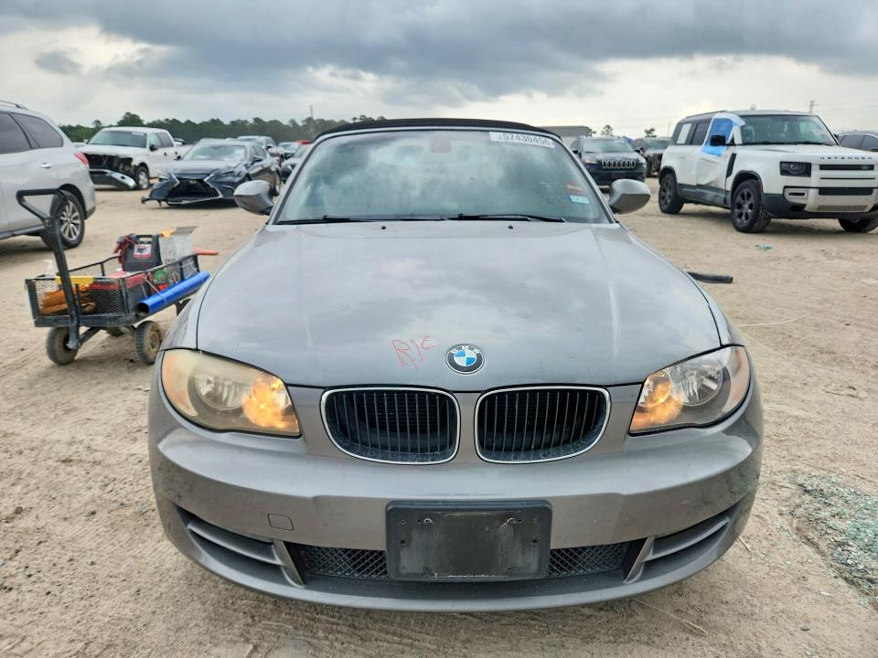 2011 BMW 1 series VIN WBAUN1C51BVH83299 COPART salvage auction — REAR END, TX - SALVAGE VEHICLE TITLE, sold $925 on 2026-07-24 (photo 5)