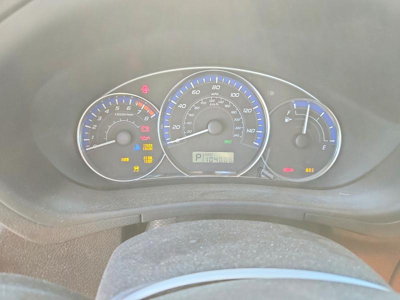 2012 Subaru VIN JF2SHADCXCH459359 COPART salvage auction — FRONT END, Salvage Title, sold $325 on 2026-07-10 (photo 9)