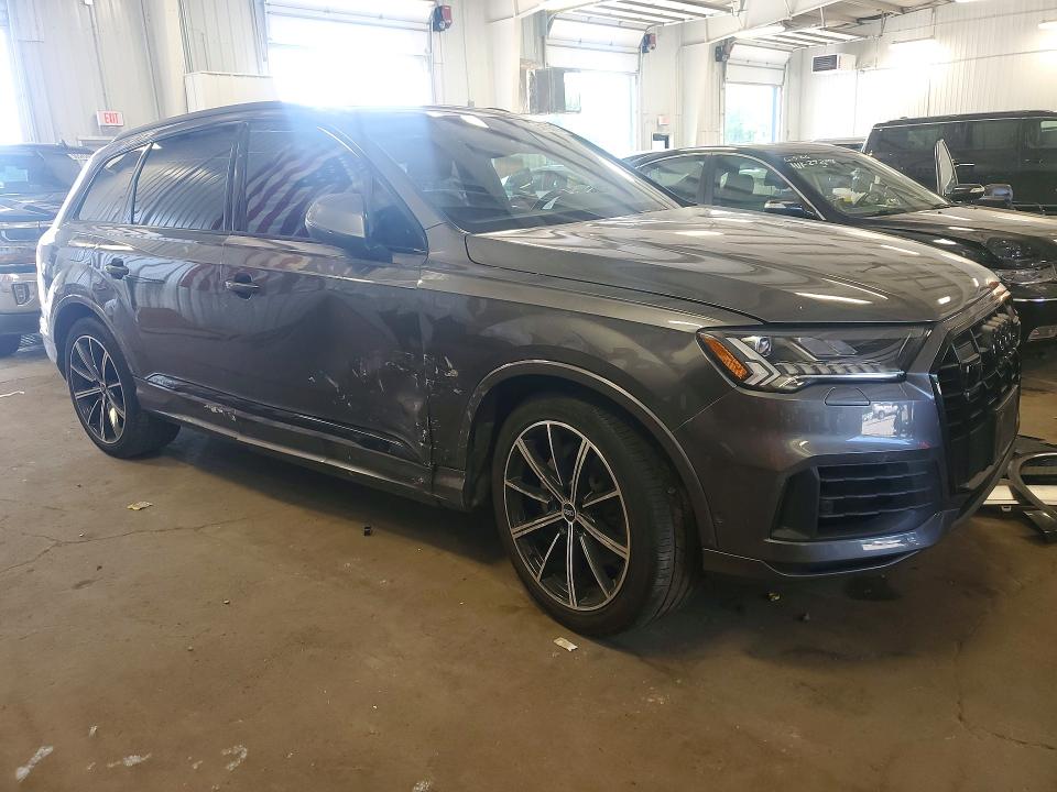 2021 Audi Q7 VIN WA1VXAF76MD035095 COPART salvage auction — SIDE, Mn - Cert Of Title-Salvage, sold $17,500 on 2026-07-28 (photo 4)
