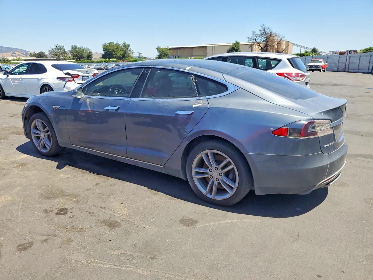 2013 Tesla Model S VIN 5YJSA1CP4DFP23684 COPART salvage auction — Front End, CA - SALVAGE CERTIFICATE, sold $2,500 on 2026-06-30 (photo 2)