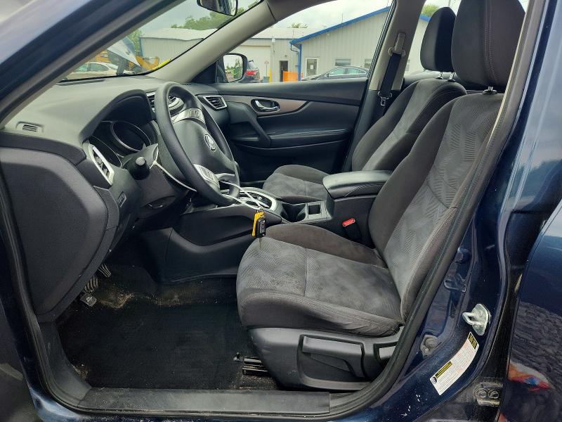 2016 Nissan Rogue VIN KNMAT2MV8GP615183 COPART salvage auction — FRONT END, Il - Salvage Certificate, sold $1,400 on 2026-07-20 (photo 7)