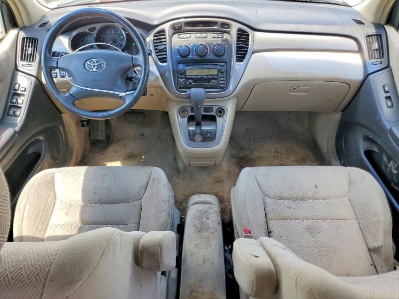 2001 Toyota Highlander VIN JTEHF21A410020916 COPART salvage auction — REAR END, Va - Cert Of Title - Salvage, sold $700 on 2026-07-08 (photo 8)
