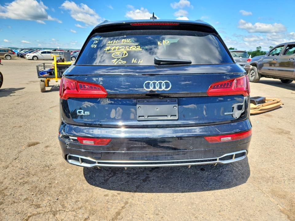2020 Audi VIN WA1G2AFYXL2103926 COPART salvage auction — FRONT END, Pa - Cert Of Title, sold $8,500 on 2026-07-28 (photo 6)