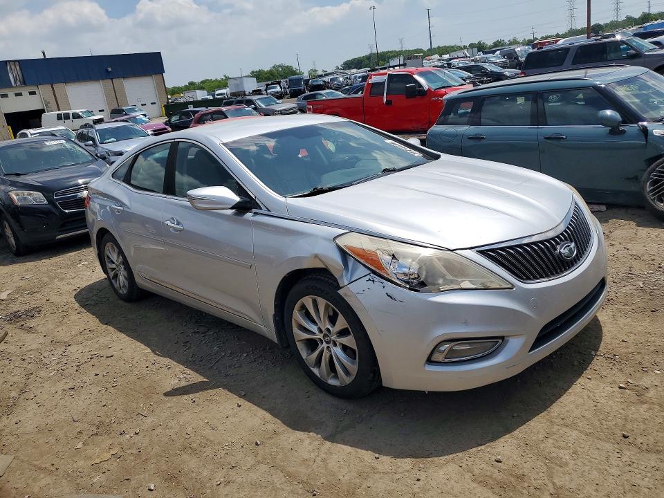 2012 Hyundai Azera VIN KMHFG4JG6CA183536 COPART salvage auction — FRONT END, Mi - Certificate Of Title, sold $1,650 on 2026-07-07 (photo 4)