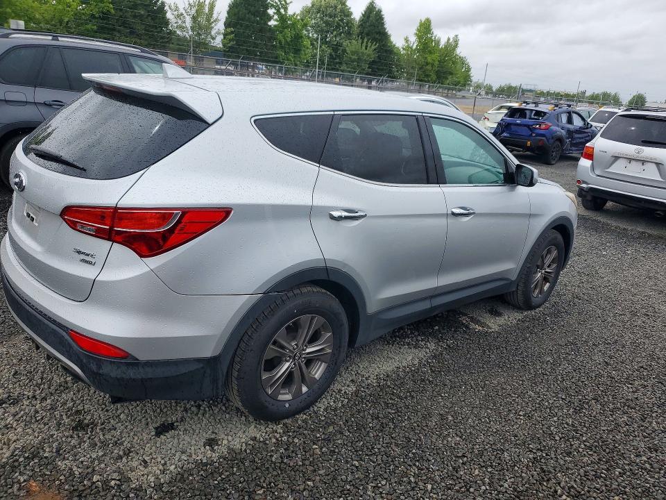 2013 Hyundai Santa fe VIN 5XYZTDLB2DG042785 COPART salvage auction — REAR END, Mt - Certificate Of Title, sold $1,500 on 2026-07-15 (photo 3)