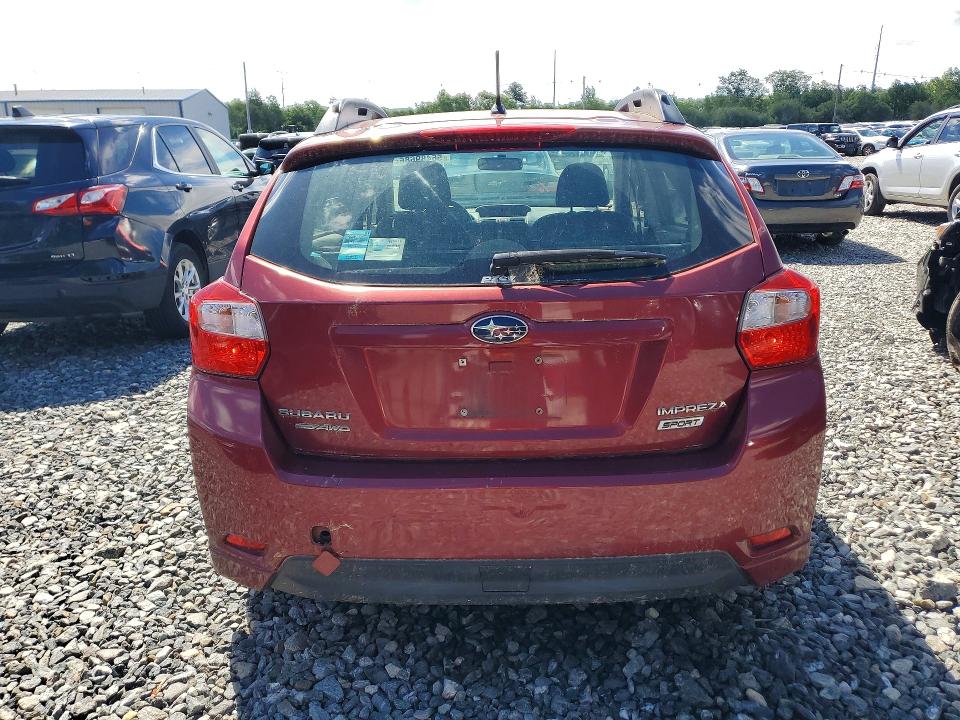 2013 Subaru Impreza VIN JF1GPAL60D2862764 COPART salvage auction — FRONT END, MA - CERT OF TITLE-RECONSTRCTD COLL, sold $575 on 2026-07-23 (photo 6)