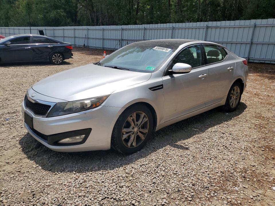 2013 Kia Optima VIN 5XXGN4A77DG186109 COPART salvage auction — REAR END, Nc - Salvage Certificate Of Title, sold $1,450 on 2026-07-31 (photo 1)