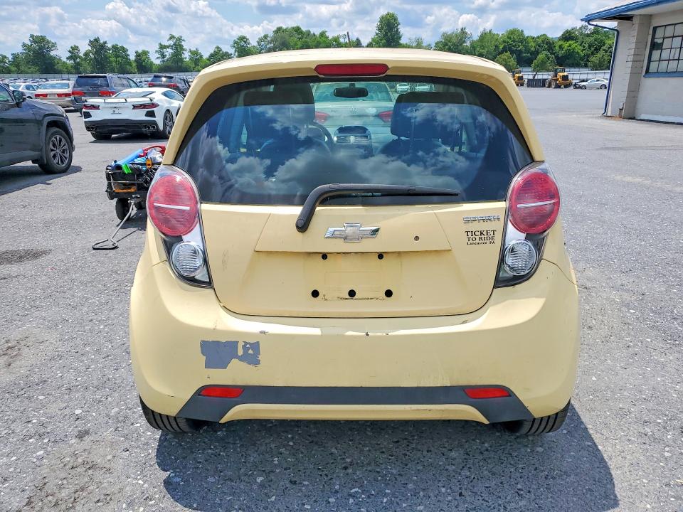 2014 Chevrolet Spark VIN KL8CD6S97EC536880 COPART salvage auction — MECHANICAL, Pa - Cert Of Title, sold $425 on 2026-07-14 (photo 6)
